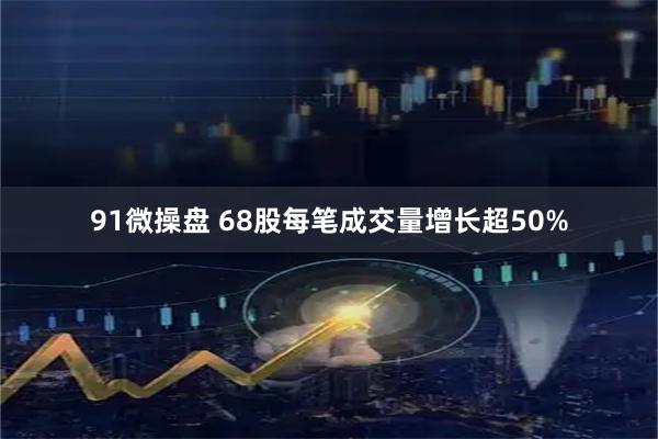 91微操盘 68股每笔成交量增长超50%